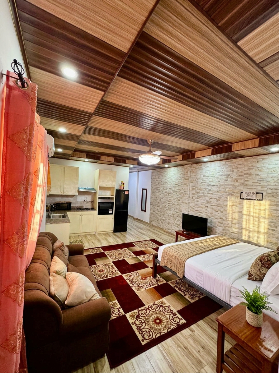 Open-plan studio